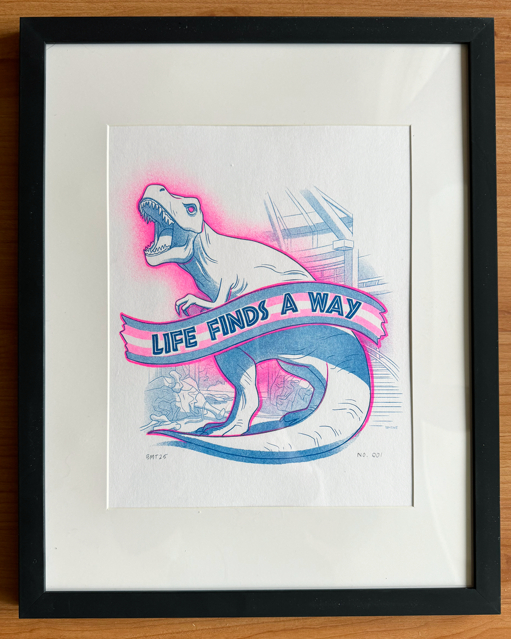 trans rex print